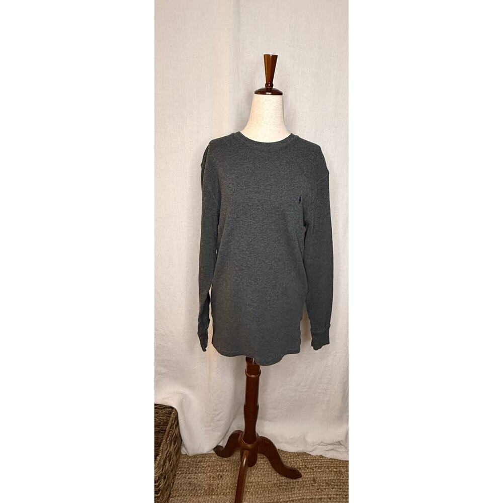 Men’s Polo Ralph Lauren Charcoal Grey Sleepwear Henley 
Size Small
